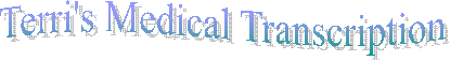 Terri's Medical Transcription